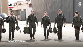 Video shows Spanish Princess Leonor on a fighter jet with instructor
