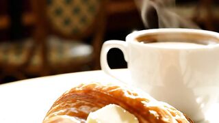 Coffee and eating