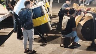 night creative spectacle in Batu City, Malang