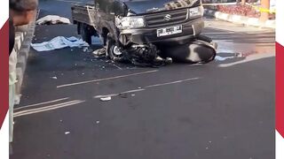 Tragis! Sepasang Kekasih Tewas dalam Kecelakaan di Pasar 45 Manado Saat Berangkat Kerja