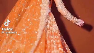 Gorgeous Mehndi Bridal Lengha