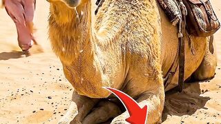 قصة لطف الصحراء: المرأة ذات الحجاب الوردي وجملها