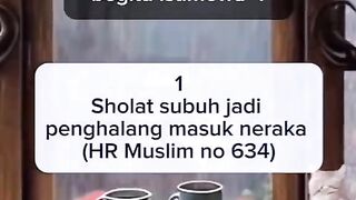 Keistimewaan ketika sholat asubuh