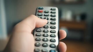 Hand Operating TV Remote Control 4