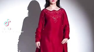 Beautiful Latest Red Fancy Dress