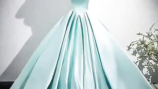 Women's Satin Slimming Evening Dress