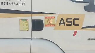 Oil tanker truck