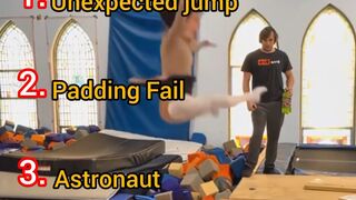 Ranking the CRAZIEST Trampoline Fails! #shorts