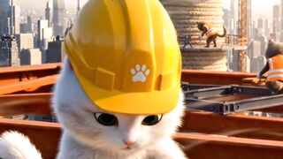 Mochi Sang Mandor Galak! ????️ Kucing Ini Bangun Pencakar Langit Terbesar?!