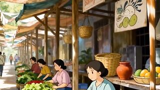 a couple going to the market
