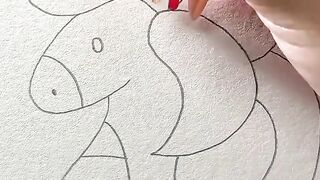 Asmr drawing house