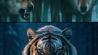 Tiger sounds is a fact for the group of hunters.