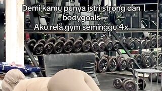 Regular exercise to create a beautiful body.