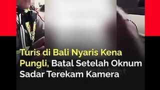 Sepasang turis asing nyaris menjadi korban pungli oleh dua anggota Satlantas Polres Badung