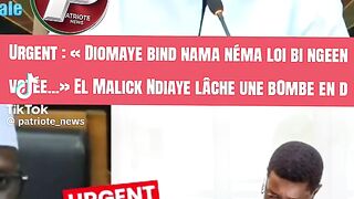 le malick ndiaye vs diomaye faye
