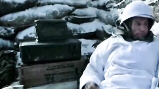 Snipers versus Snipers battle in the snow