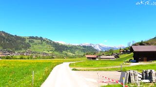 Dreamland Switzerland 4K - Zweisimmen Village, GSTAAD Region _ True 4K UHD Video (720p)