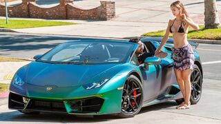 PICKING UP UBER RIDERS IN A LAMBORGHINI HURACAN PRANK 2! |