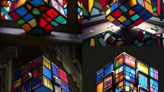 RUBIK'S Cube Art #viral