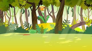 Jungle_side_scrolling cartoon
