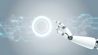 Robotic Hand Interacting with Digital Gear