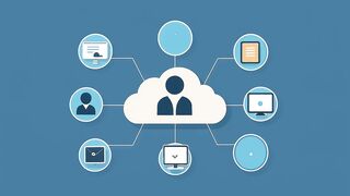 Cloud Computing Network and Data Flow Diagram