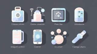 Smart Home and IoT Device Icons Set