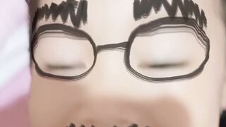 He's scared, guys, to see his face like that ????????????????