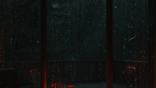 ⛈️ ASMR Rain Glass Badroom Sounds for a Good Night's Sleep #RainAmbience #CozyRoom #bamboohouse #glasshouse #relaxation