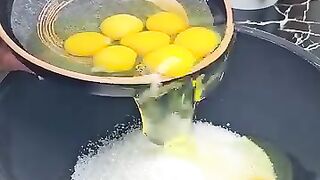 Recipe of egg sweet dish