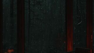 ⛈️ ASMR Rain Glass Badroom Sounds for a Good Night's Sleep #RainAmbience #CozyRoom #bamboohouse #glasshouse #relaxation 4