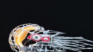 World’s Most Stunning Mechanical Nautilus! Pure Metal & Electric Drive!