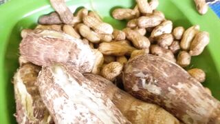 Healthy Menu from Boiled Taro