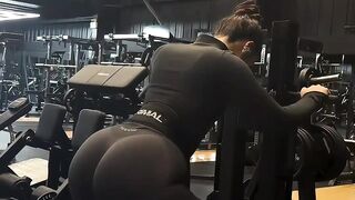 press and hold it will make your butt more prominent