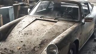 Classic Car Restoration Transformation to Deep Maroon ???? #Febspot