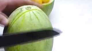 Tutorial Membuat Keranjang Cantik dari Melon.