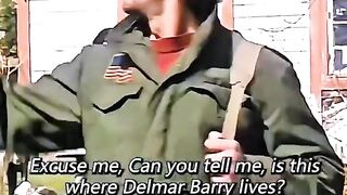 A former soldier looking for a place to eat