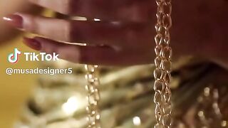 Golden Stylish Fancy Sari