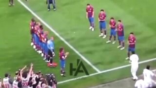 Guard of honor Barcelona untuk Real Madrid 7 Mei 2008