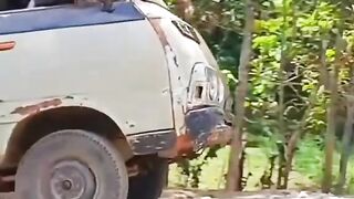 This truck driver's guts test