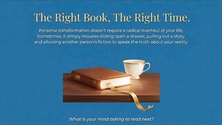 The Right Book at the Right Time | Emotional Reminder
