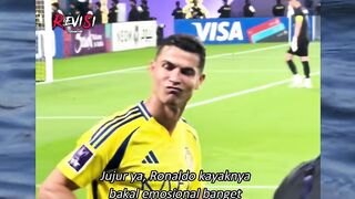 Ronaldo terlihat emosi
