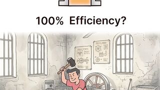 Train Engine Efficiency Explained ????⚙️ | Carnot Engine Animation