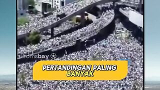 Gak nyangka nomor 1 penontonnya sebanyak itu! ????⚽️