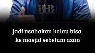 Keutamaan Bersegera Ke Masjid