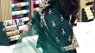 Bottle Green Dress Design
