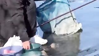 IKAN NYA GA MAU DIPANCING, TAPI MALAH MENYERAHKAN DIRI