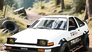 Toyota AE-86 TRUENO trail mode