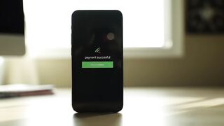 Mobile Payment Successful Notification on Smartphone