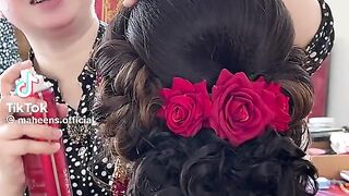 Most Beautiful Barat Bridal Hairstyle